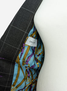 Dark Grey Check Lady Suit