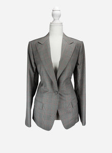 Light Grey Check Lady Suit